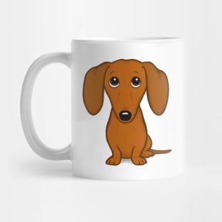 Cute Cartoon Dachshund | Funny Wiener Dog Mug